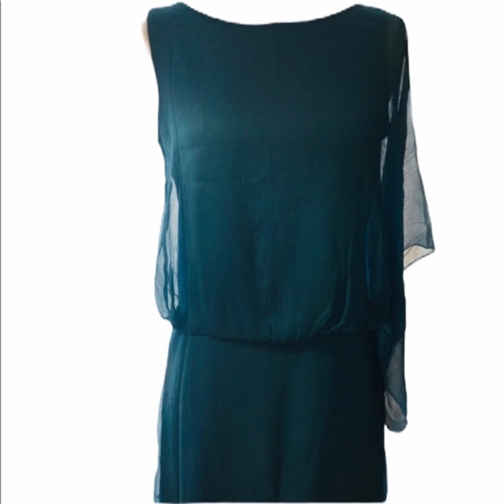 Max & Cleo One Shoulder Blue Mini Dress 2